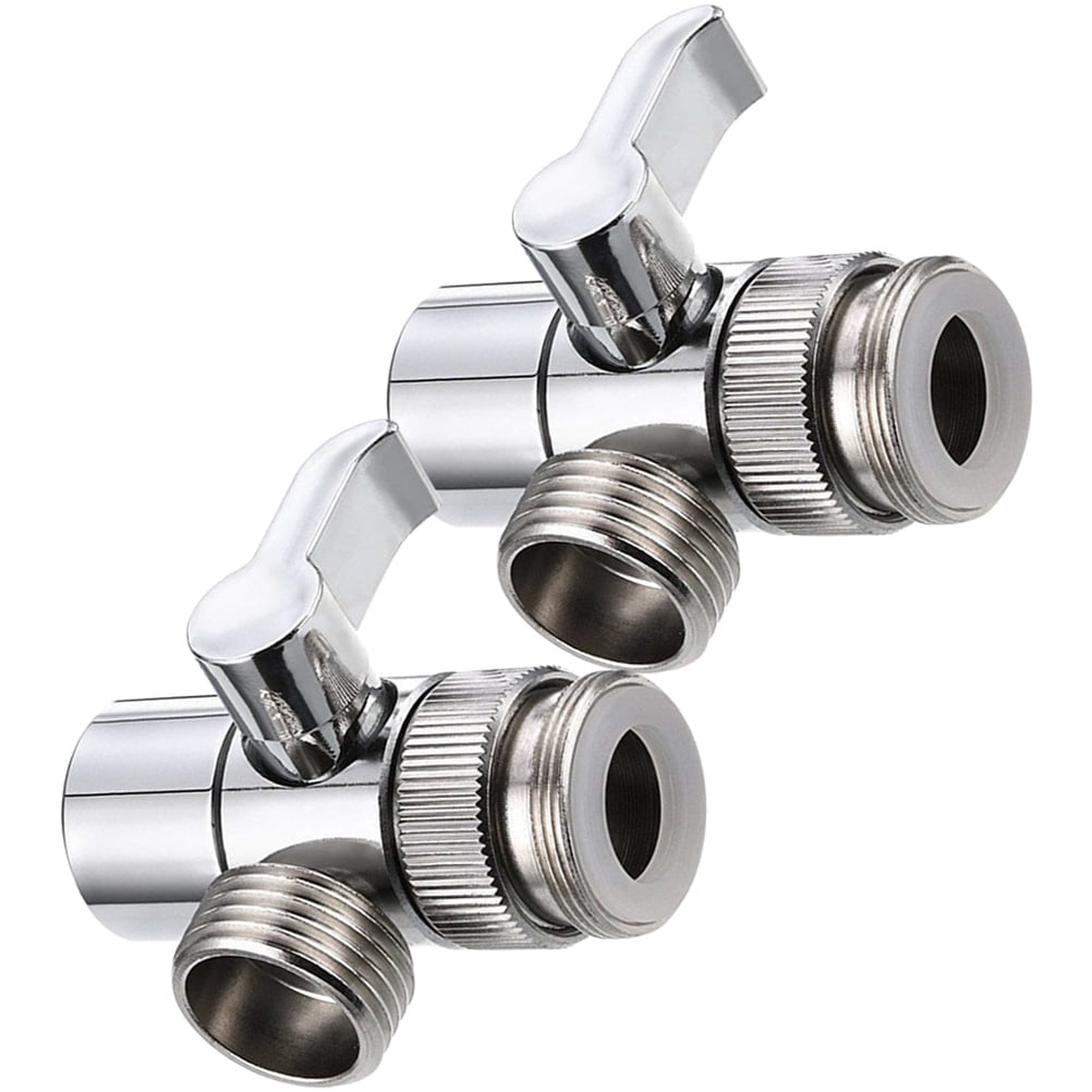 2 Pcs Faucet Diverter Bath Hose Accessories Utility Sink Sprayer Attachment for Handheld Washing