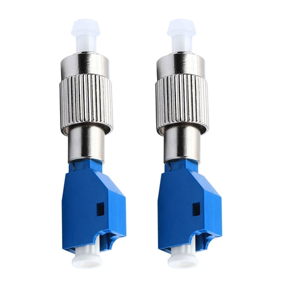 2 Pcs Fiber Optic Adapters FC Male to LC Female Hybrid Converter Adapters