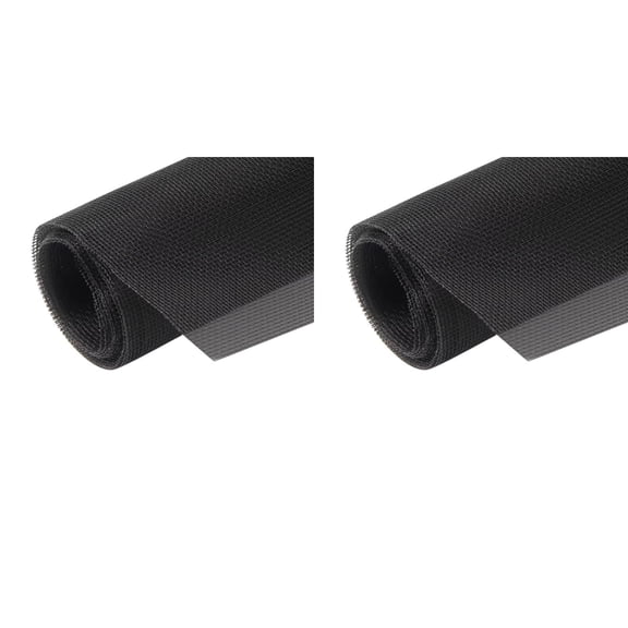 2 Pcs Fiberglass Screen Mesh 39.37 x 78.74 Inch for Patio Door, Window Screen Mesh Roll for Door Replacement, Screen Door Mesh for Windows and Doors, Window Screens, Black