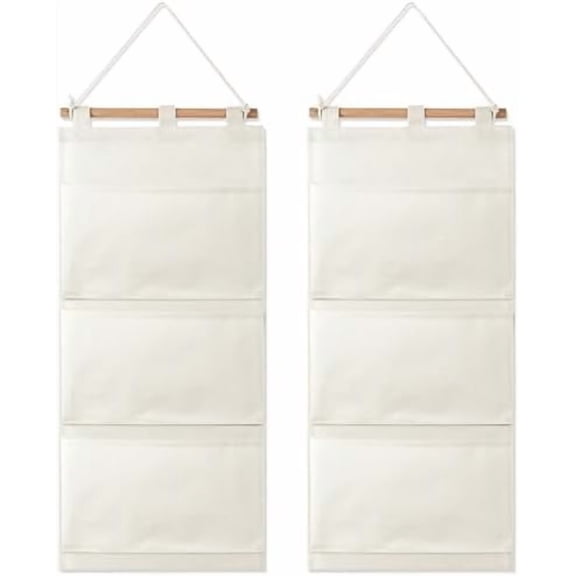 2 Pcs Fish Extenders Cruise Gift Hanger with 3 Pockets 2026 Fe Hanging Cabin Door Organizer Line for Travel Cruise Essentials Gift Exchanges and Pixie Dust(White)