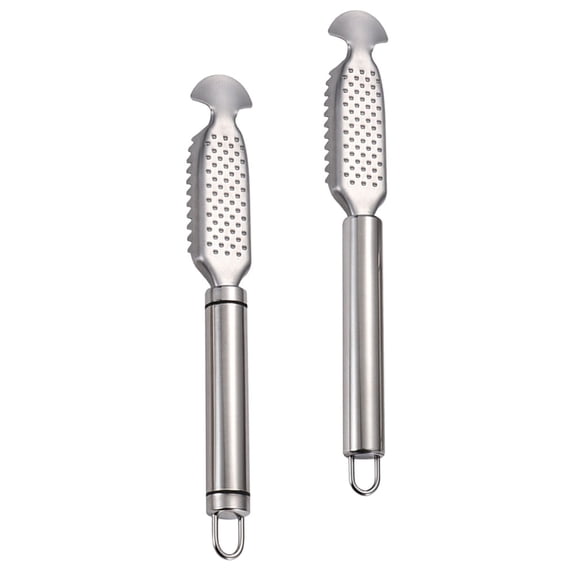 2-Pack Fish Scale Remover Tool for Kitchen Use, Efficient Household Peeler for Skin and Scale Cleaning