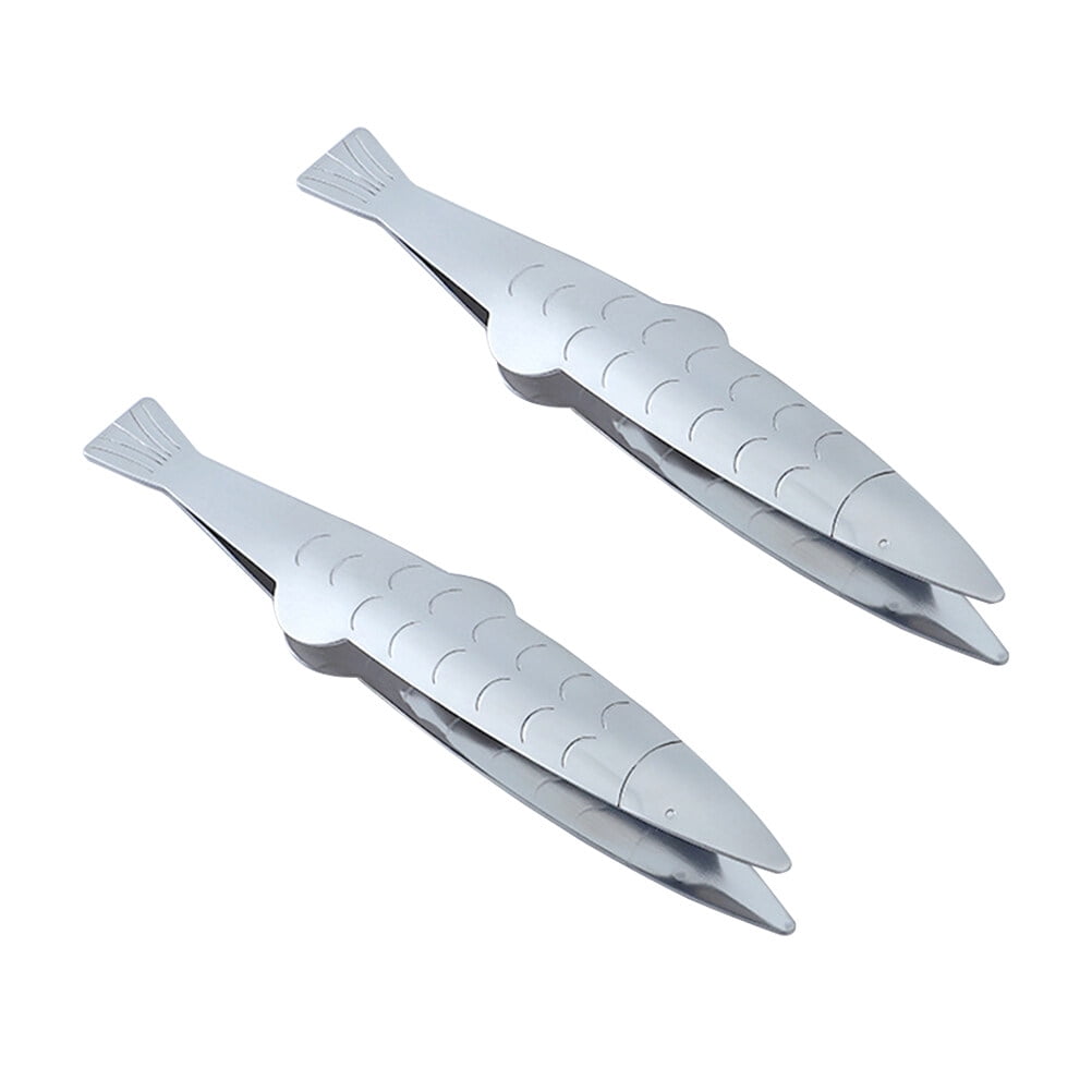 2 Pcs Fishbone Fishbone Clip Tweezers Chicken Hair Removing Tweezer