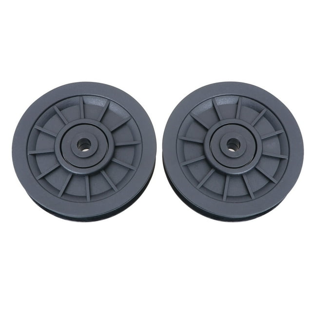 2 Pcs Fitness Equipment Replacement Parts Bearing Pulley Compound