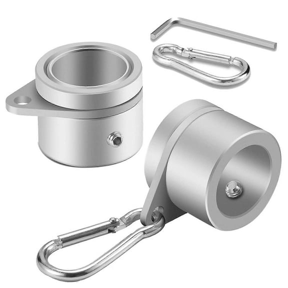 2 Pcs Flag Pole Rings Flag Pole Clips Flag Mounting Rings 1.25 Inch