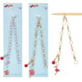 thumbnail image 1 of 2 Pcs Flamingo Knitting Row Counter Chains Number Beads Acrylic Stitch Markers Row Counting Accessories, 1 of 6