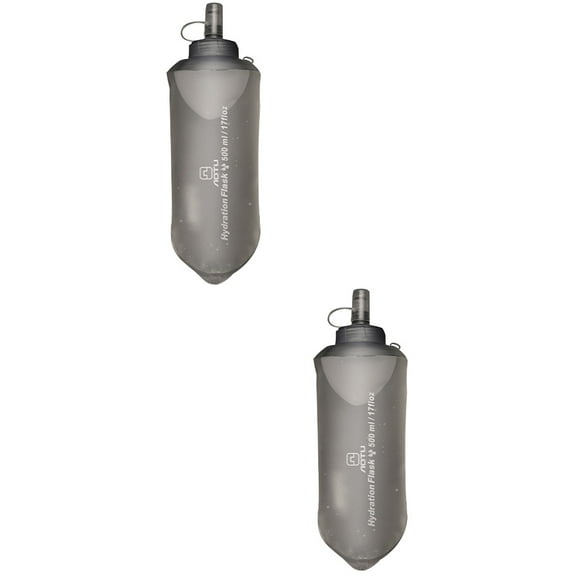 2 Pcs Flask Hydro Folding Cup Water Bottle Fitness 26.00X10.50X10.50CM