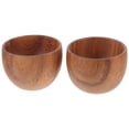 thumbnail image 1 of 2 Pcs Flatware Decorative Bowl Charcuterie Board Dish Household Wooden Japanese-style, 1 of 6