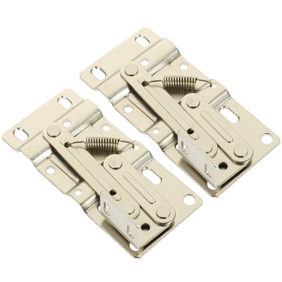2 Pcs Flip down Hinge Pivot for Sink Base Cabinet Door Kitchen Hinges Spring Loaded Scissor