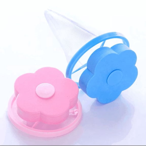 2 Pcs Floating Pet Fur Catcher, Laundry Lint Pet Hair Remover for Washing Machine, Reusable Laundry Hair Catcher for Dog Cat Hair, Lint and Fur Removal