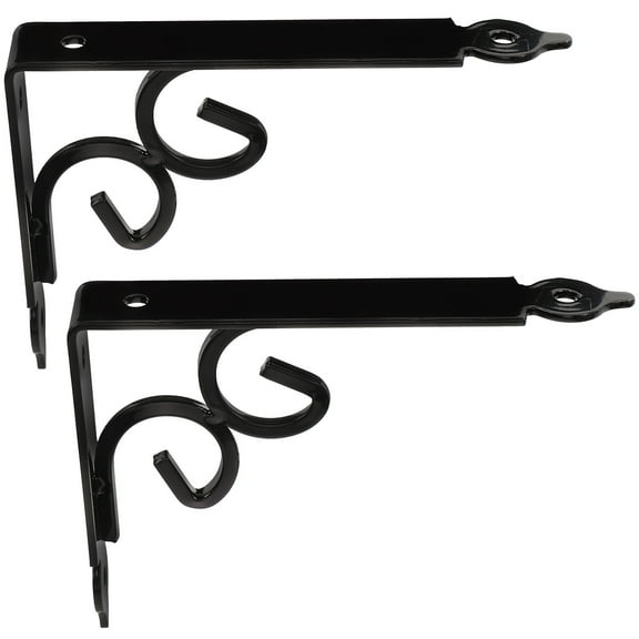 2 Pcs Floating Shelf Bracket Sturdy Brackets Wide Range of Application