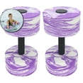 thumbnail image 1 of 2 Pcs Floating Water Dumbbells, Buoyant Aqua Fitness Weights, Rubber Grip Swim Training Aids for Pool Exercise Use, 1 of 5