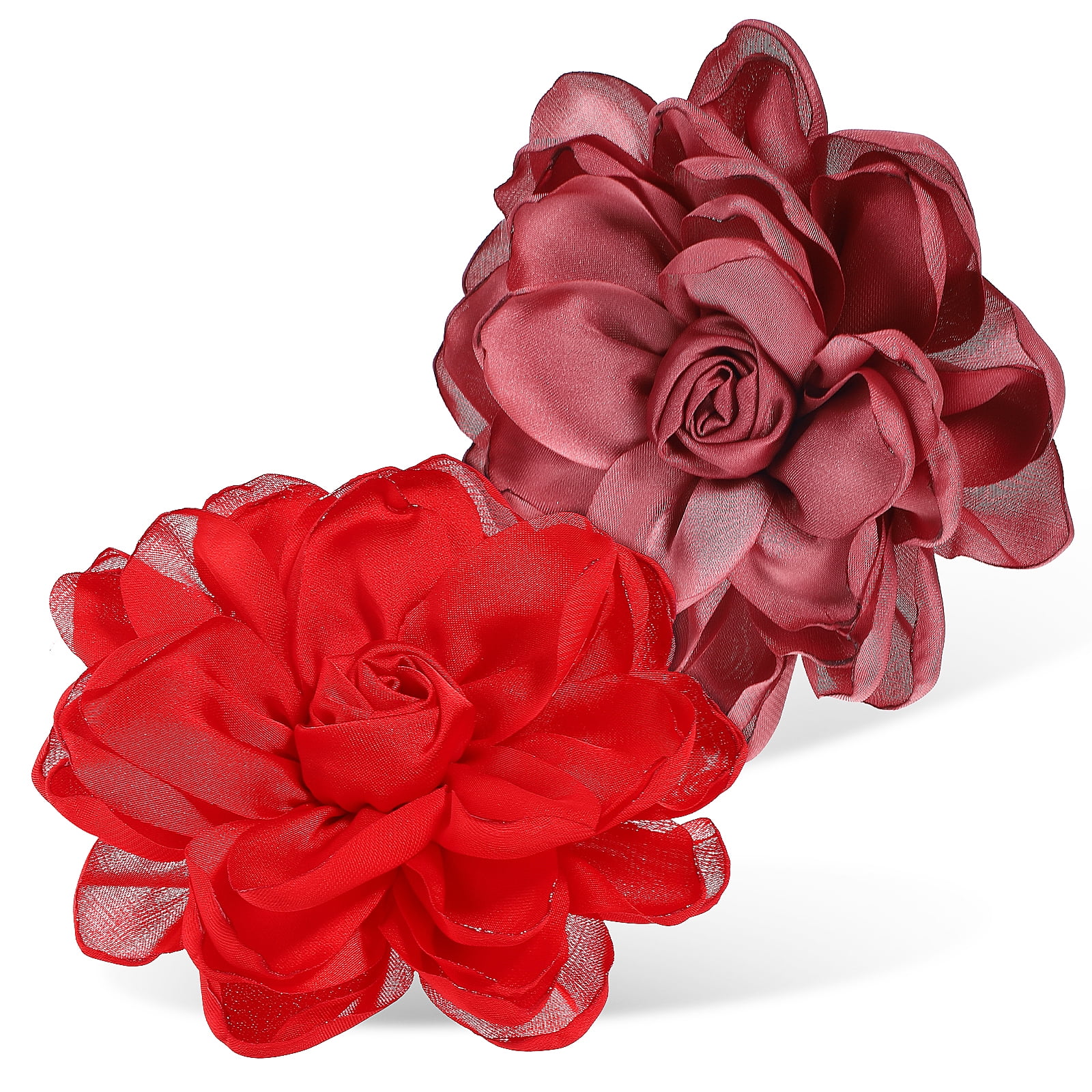 Fabric flower pins for clothes hot sale
