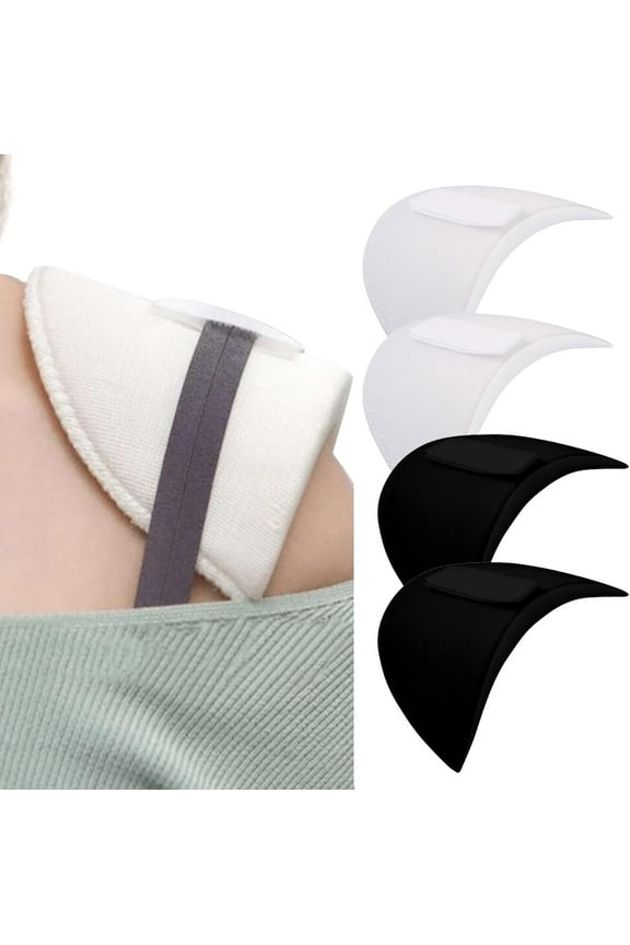 2 Pcs Foam Sponge Shoulder Pads, Shoulder Pads for Women Clothing Foam Sponge, Bra Shoulder Strap Cushion, Shoulder Protectors Bra Strap Cushions, Womens Shoulder Pads for Jacket Blazer T-Shirt