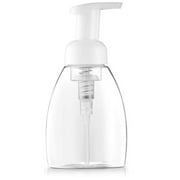 2 Pcs Foaming Soap Dispenser Bottles - Perfect for Liquid Soap & Castile Foaming Hand Soap on Kitchen and Bathroom Sinks - Easy Press Pump for Adults & Kids