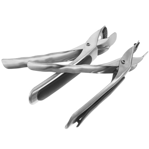 2 Pcs Foldable Boxes Exploding Anti-scald Clip Dish Tong Hot Plate Gripper