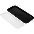 thumbnail image 1 of Houderco Rectangle Cake Carrier Abs Black 2Pcs 15X6X0.8In, 1 of 6