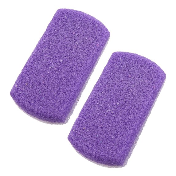2 Pcs Foot Care Exfoliating Scrub Stone Double Sided Fine and Coarse Pumice Stone Foot Rasp File