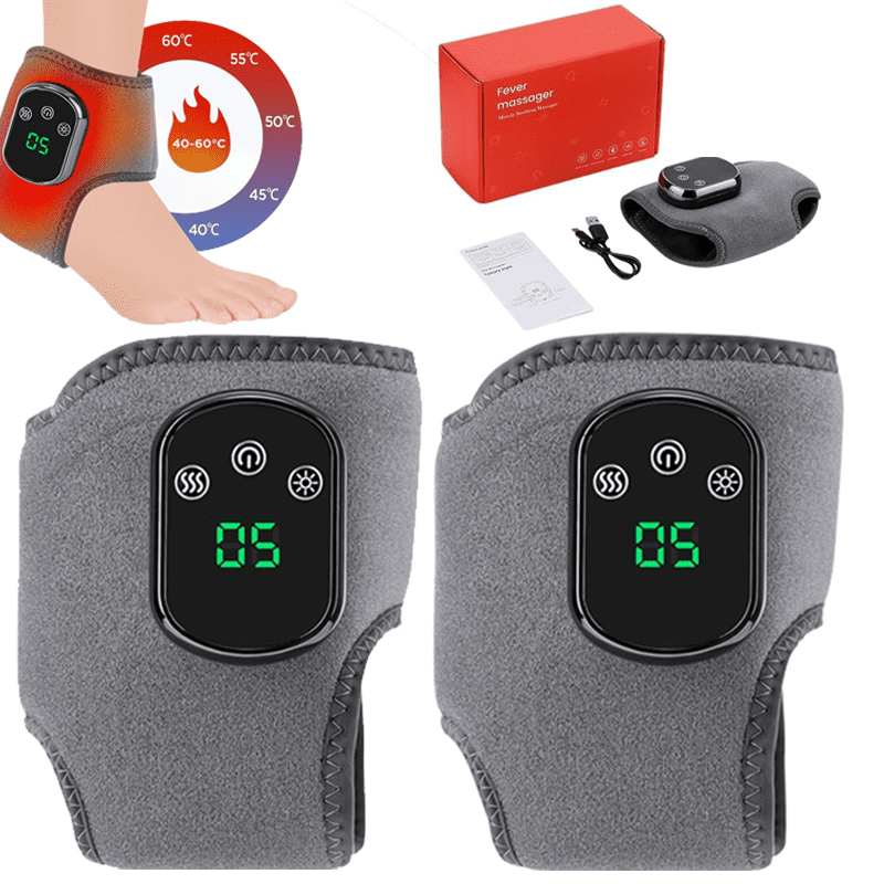 Docreld 2 Pcs Foot Massager with Heat, 3 in 1 Foot Massager with 3 ...