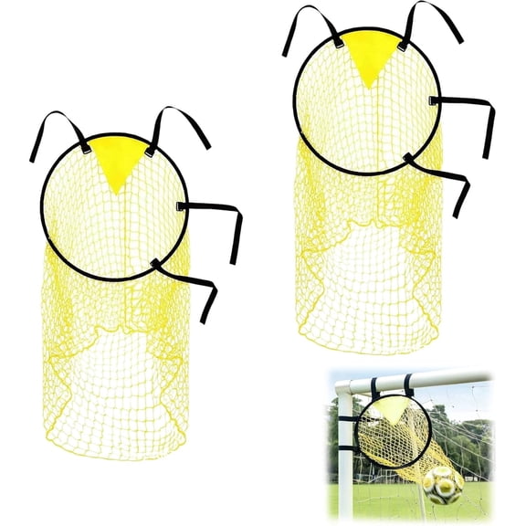 2 Pcs Football Target Net, Football Throwing Net,Soccer Accessories, Soccer Goal Target, Soccer Goal Net for Goal Training and Accuracy Practice, Easy to Attach and Detach