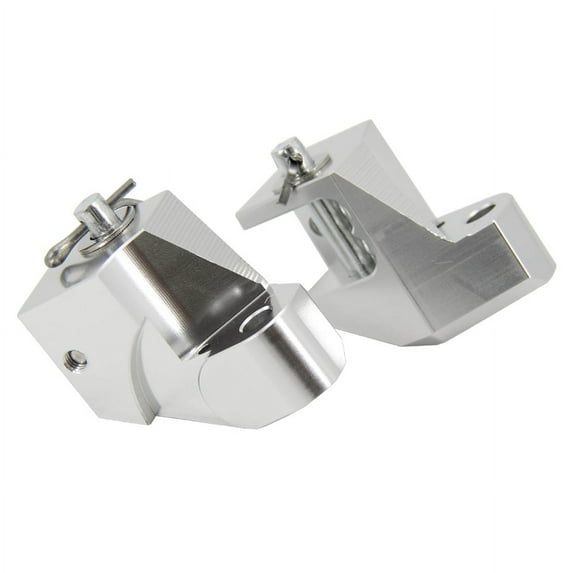 2 Pcs For BMW K1600GT GTL Bagger CNC Passenger Foot Peg Footrest Lowering Kit Adapter