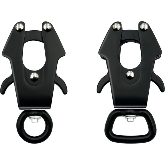 2 Pcs Frog Clip Dog Leash Clasp 360 Degree Swivel Clip Heavy Duty Quick Release and Locking Dog Leash Buckle for Linking Pet Collar (20mm)