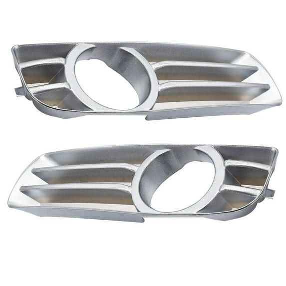 2 Pcs Front Bumper Fog Light Driving Lamp Trim Cover for Chrysler 300 2005-2010