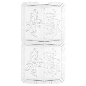 FOMIYES 2-Pack White Fruit Mold for Shaping Garden Vegetables, Melons, and Fruits with High Strength Design