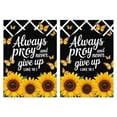 thumbnail image 1 of 2 Pcs Funny Kitchen Towels,Always Pray and Never Give Up Microfiber Dish Towels,Kitchen Tea Towels,Kitchen Towel Set (18" X 26"), 1 of 3