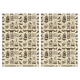 thumbnail image 1 of 2 Pcs Funny Kitchen Towels,Beige Gothic Skull Butterfly Birdcage Pattern Microfiber Dish Towels,Kitchen Tea Towels,Kitchen Towel Set (18" X 26"), 1 of 7