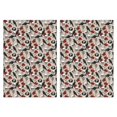 thumbnail image 1 of 2 Pcs Funny Kitchen Towels,Beige Gothic Skull Rose Crow Pattern Microfiber Dish Towels,Kitchen Tea Towels,Kitchen Towel Set (18" X 26"), 1 of 7