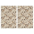 thumbnail image 1 of 2 Pcs Funny Kitchen Towels,Beige Halloween Skull Pumpkin Cat Pattern Microfiber Dish Towels,Kitchen Tea Towels,Kitchen Towel Set (18" X 26"), 1 of 7
