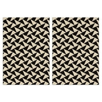 2 Pcs Funny Kitchen Towels,Black Beige Chevron Pattern Microfiber Dish Towels,Kitchen Tea Towels,Kitchen Towel Set (18" X 26")