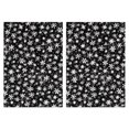 thumbnail image 1 of 2 Pcs Funny Kitchen Towels,Black Christmas Snowflake Pattern Microfiber Dish Towels,Kitchen Tea Towels,Kitchen Towel Set (18" X 26"), 1 of 7