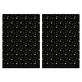 thumbnail image 1 of 2 Pcs Funny Kitchen Towels,Black Gold Star Pattern Microfiber Dish Towels,Kitchen Tea Towels,Kitchen Towel Set (18" X 26"), 1 of 7