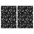 thumbnail image 1 of 2 Pcs Funny Kitchen Towels,Black Gothic Moon Card Moth Pattern Microfiber Dish Towels,Kitchen Tea Towels,Kitchen Towel Set (18" X 26"), 1 of 7