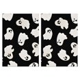 thumbnail image 1 of 2 Pcs Funny Kitchen Towels,Black Halloween Ghost Silhouettes Microfiber Dish Towels,Kitchen Tea Towels,Kitchen Towel Set (18" X 26"), 1 of 7