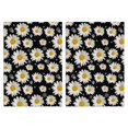 thumbnail image 1 of 2 Pcs Funny Kitchen Towels,Black Sunflower Microfiber Dish Towels,Kitchen Tea Towels,Kitchen Towel Set (18" X 26"), 1 of 3