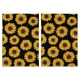 thumbnail image 1 of 2 Pcs Funny Kitchen Towels,Black Sunflower Pattern Microfiber Dish Towels,Kitchen Tea Towels,Kitchen Towel Set (18" X 26"), 1 of 7