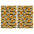 thumbnail image 1 of 2 Pcs Funny Kitchen Towels,Black White Stripe Sunflower Pattern Microfiber Dish Towels,Kitchen Tea Towels,Kitchen Towel Set (18" X 26"), 1 of 7