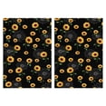 thumbnail image 1 of 2 Pcs Funny Kitchen Towels,Black Yellow Green Stem Sunflower Pattern Microfiber Dish Towels,Kitchen Tea Towels,Kitchen Towel Set (18" X 26"), 1 of 7