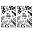 thumbnail image 1 of 2 Pcs Funny Kitchen Towels,Black and White Tropical Plant Microfiber Dish Towels,Kitchen Tea Towels,Kitchen Towel Set (18" X 26"), 1 of 3