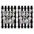 thumbnail image 1 of 2 Pcs Funny Kitchen Towels,Bless This Home with Daisies Microfiber Dish Towels,Kitchen Tea Towels,Kitchen Towel Set (18" X 26"), 1 of 3
