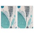 thumbnail image 1 of 2 Pcs Funny Kitchen Towels,Blue Boho Plant Pattern Microfiber Dish Towels,Kitchen Tea Towels,Kitchen Towel Set (18" X 26"), 1 of 7