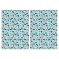 thumbnail image 1 of 2 Pcs Funny Kitchen Towels,Blue Cartoon Unicorn Cloud Diamond Leaf Pattern Microfiber Dish Towels,Kitchen Tea Towels,Kitchen Towel Set (18" X 26"), 1 of 7