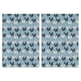 thumbnail image 1 of 2 Pcs Funny Kitchen Towels,Blue Chicken Pattern Microfiber Dish Towels,Kitchen Tea Towels,Kitchen Towel Set (18" X 26"), 1 of 7