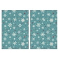 thumbnail image 1 of 2 Pcs Funny Kitchen Towels,Blue Christmas Snowflake and Star Pattern Microfiber Dish Towels,Kitchen Tea Towels,Kitchen Towel Set (18" X 26"), 1 of 7