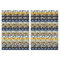 thumbnail image 1 of 2 Pcs Funny Kitchen Towels,Blue Pioneer Flower Striped Pattern Microfiber Dish Towels,Kitchen Tea Towels,Kitchen Towel Set (18" X 26"), 1 of 7