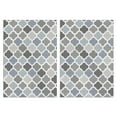 thumbnail image 1 of 2 Pcs Funny Kitchen Towels,Blue Quatrefoil Geometric Pattern Microfiber Dish Towels,Kitchen Tea Towels,Kitchen Towel Set (18" X 26"), 1 of 7