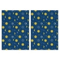 thumbnail image 1 of 2 Pcs Funny Kitchen Towels,Blue Sun Moon Star Pattern Microfiber Dish Towels,Kitchen Tea Towels,Kitchen Towel Set (18" X 26"), 1 of 7