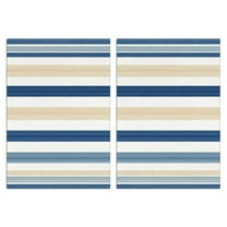 2 Pcs Funny Kitchen Towels,Blue Tan and White Microfiber Dish Towels,Kitchen Tea Towels,Kitchen Towel Set (18" X 26")